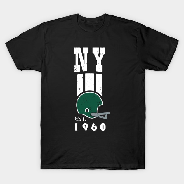 New York Pro Football - 1960 Retro T-Shirt by FFFM